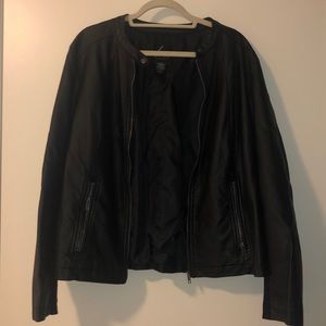Lane Bryant Faux Leather Moto Jacket.